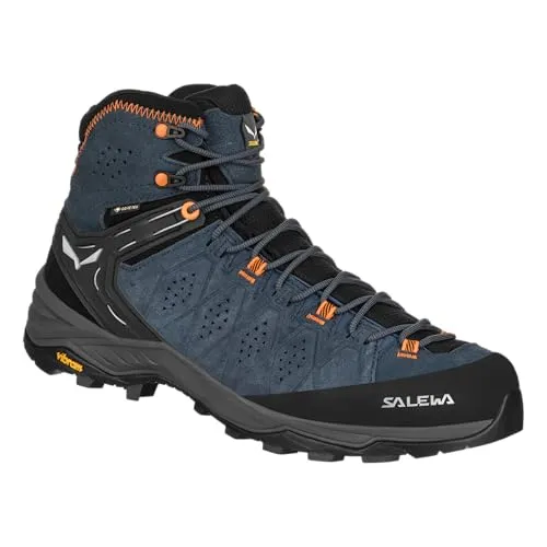 Salewa Herren MS Alp Trainer 2 Mid GTX Wanderstiefel - Wanderschuhe für Herren, ausgestattet mit GTX-Technologie für optimalen Wetterschutz und höchsten Komfort beim Wandern und Camping.