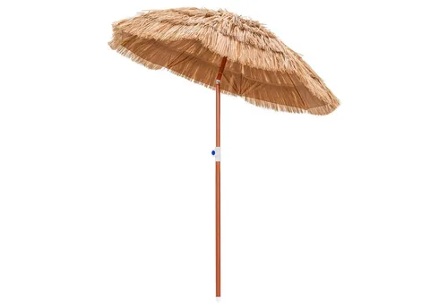 GOPLUS Hawaii Strandschirm 175cm in gelb von KOMFOTTEU