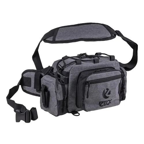 Zeck Hip & Shoulder Bag – Umhängetasche für Raubfischer - Ködereimer: Praktische Hip & Shoulder Bag mit viel Stauraum für Ihre Angelausrüstung und ein stylisches Design für den modernen Angler.