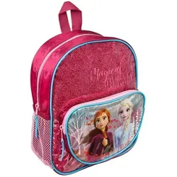 Produktbild Disney Kinderrucksack Frozen, Blau, Silber, Pink, Textil, 23.5x28x11 cm, Füttern, Kindergartenzubehör, Kinderrucksäcke