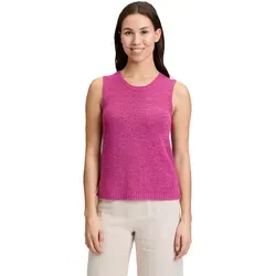 Cartoon Damen Strick-Top mit Rundhalsausschnitt 42, Magenta Haze - Pullover für Damen, lässige Passform mit Rundhalsausschnitt und stylischen Rippbündchen, perfekt für einen modischen Look in der Freizeit.