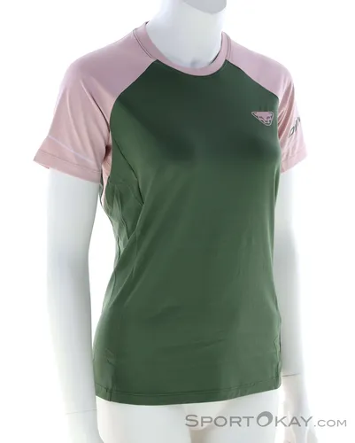 Dynafit Alpine Pro Damen T-Shirt – Oliv Dunkelgrün, Größe 38 - Laufbekleidung für Damen, atmungsaktiv und perfekt für aktive Outdoor-Abenteuer.