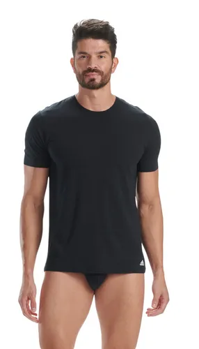 adidas Underwear adidas Unterwäsche T-Shirt Crew Neck (95% Baumwolle) Kurzarm schwarz Herren - 2 Stück