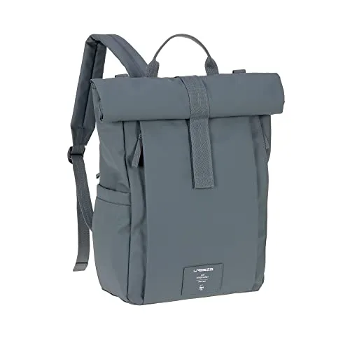 LÄSSIG Wickelrucksack Rolltop Up Backpack anthracite in grau von LÄSSIG