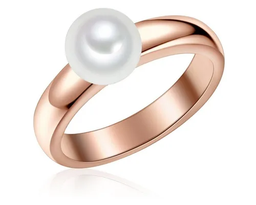Valero Pearls Silberring roségold mit Süßwasser-Zuchtperlen - Eleganter Ring aus Sterling Silber in roségold, verziert mit edlen Süßwasser-Zuchtperlen. Perfekt für besondere Anlässe oder als stilvolles Accessoire.