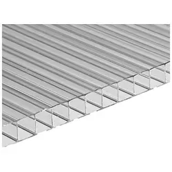 Ezooza Polycarbonat Stegplatte 6 mm 100 x 105 cm klar