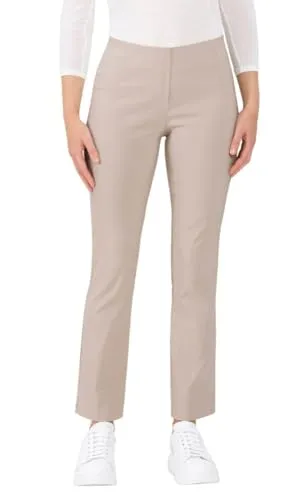 Stehmann INA-740 Damenhose - Bequeme, stretchige Damenhose mit hohem Bund und geradem Bein, ideal für Komfort und Bewegungsfreiheit. Bitte eine Größe kleiner bestellen als üblich.