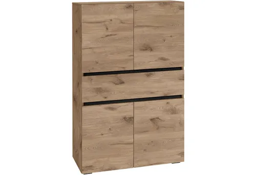 Home affaire Midischrank Wisla mit 4 Türen & 1 Schublade, 76 cm