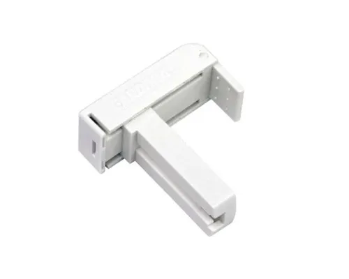 Gardinia Universal-Klemmträger weiß, Kunststoff, 2 Stück Zubehör