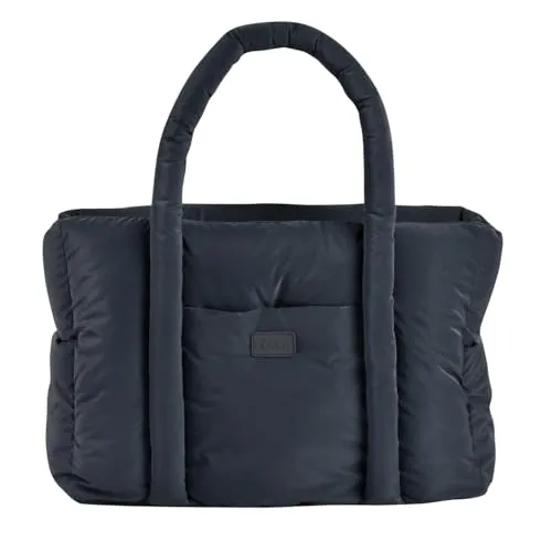 BÉABA, Wickeltasche für Babys, Mehrere Fächer, 10 Taschen, Reißverschluss Trolley-Koffer, Schultergurt, Isotherm-Tasche, Wickelunterlage, Wasserabweisend, Inhalt 16L, Tasche Paris, Dunkelgrau meliert