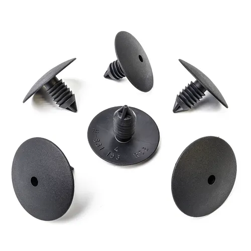 10x Radlauf Tannenbaum Clip für Citroen Peugeot Renault | 35,5 x 25,4 mm