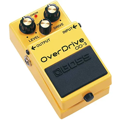 Boss OD-3 Overdrive Pedal - Gitarren-Effektgerät mit warmem, fettem Overdrive-Sound, ideal für Blues und Classic-Rock. Hervorragendes Dynamik-Verhalten und transparenter Klang für maximale Klangvielfalt.