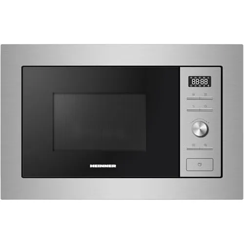Heinner HMW-MDBI28GDIX Einbau-Mikrowelle 28L – Leistungsstark & Elegant