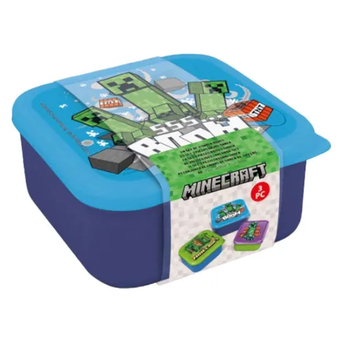 Minecraft Snackboxen 3-In-1 Toy NEU