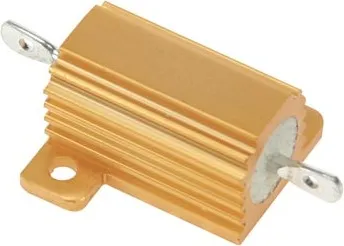 Drahtgewickelter Widerstand 25W 18 Ohm mit Kühlkörper 47x27x15,5mm