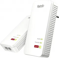AVM Fritz!Powerline 1240 AX WLAN Set - Gigabit-Powerline mit Wi-Fi 6, ideal für ruckfreies Media-Streaming und HD-Videos