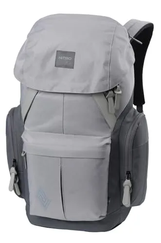 Nitro Daypacker Two Rucksack - Stylischer Schulranzen im Retro-Design mit ergonomischem Tragesystem und gepolstertem Laptopfach für optimalen Schutz Ihrer Technik.