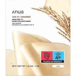 Anua Rice 70 Glow Collagen Mask 1 Stück