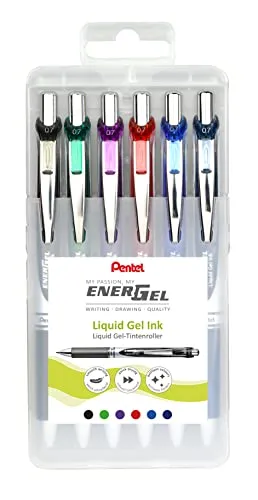 PENTEL Liquid Gelschreiber 07 EnerGel BL77 | 6 Farben