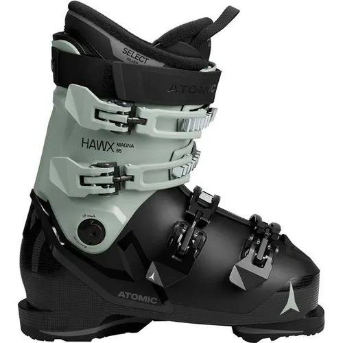 ATOMIC Damen Ski-Schuhe HAWX MAGNA 85 W - Sportartikel für All-Mountain-Skifahrerinnen mit breiteren Füßen, optimaler Tragekomfort, 85er-Flex und individuell anpassbare Thermoanpassung für perfekten Sitz und Kontrolle.