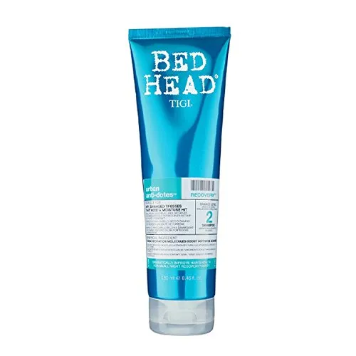 Tigi Bed Head Recovery Shampoo 250 ml - Feuchtigkeitsspendendes Shampoo für trockenes Haar, ideal für die Wiederherstellung und Pflege von strapaziertem Haar.