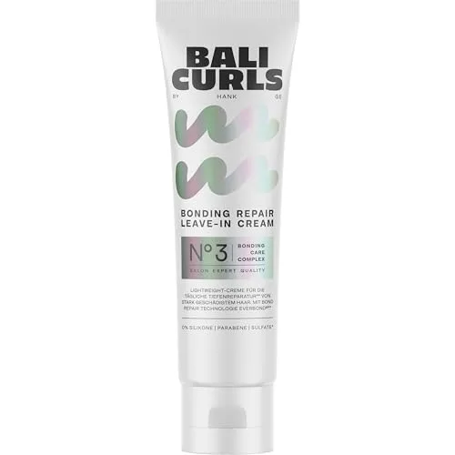 BALI CURLS Bonding Leave-In Cream 150 ml - BALI CURLS Pflegeprodukt für geschädigtes Haar, repariert Haarverbindungen und sorgt für geschmeidige Definition dank innovativer Everbond Technologie.