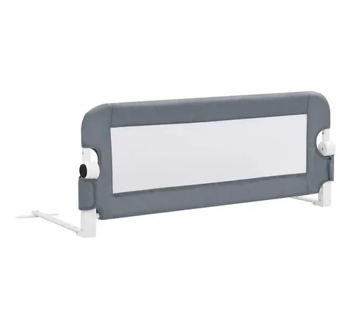 vidaXL Kleinkind-Bettschutzgitter Grau 102x42 cm