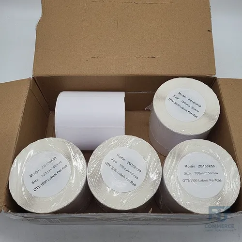 Rollen 100mm x 50mm Thermodirekt-Etiketten kompatibel fü... zebra100x50five_P1 5