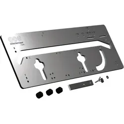 Arbeitsplatten Frässchablone FK650 - Kostengünstige Frässchablone für Küchenarbeitsplatten, präzise Fräsungen von 90 und 45 Grad möglich