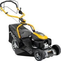 Stiga Benzin Rasenmäher Combi 748V mit Honda-Motor - Rasenmäher mit 46 cm Schnittbreite, Schnitthöhenverstellung und Mulchkit für einen perfekten Rasen. Ideal für große Gärten und anspruchsvolle Nutzer.