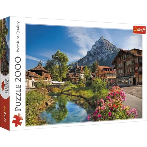 Puzzle 2000 Teile Alpen Sommer von Trefl - Puzzlespiel mit 2000 Teilen, das die atemberaubende Schönheit der Alpen im Sommer einfängt – ideal für entspannende Stunden.