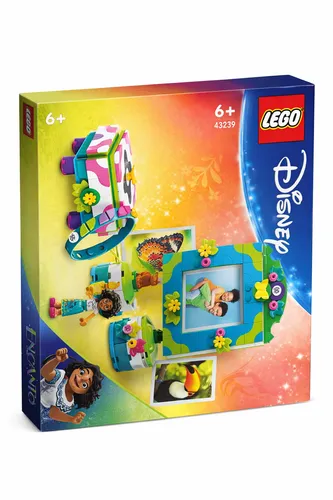 LEGO Disney Encanto Mirabels Fotorahmen Schmuckkassette - Kreatives Bauset für Kinder ab 6 Jahren, inklusive Spielfigur und tragbarem Armband für individuelles Spielen und Gestalten