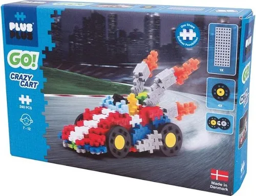 PLUS-PLUS 240 Kreativ Bausteine Rennwagen Auto