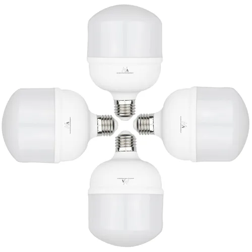 Maclean LED-Lampe E27, 48W, 4er-Set - Energiesparlampen mit 48W und 5040lm Lichtstrom. Ideal für umweltbewusste Nutzer, langlebig bis 20000 Stunden. Perfekte Wahl für helles, kaltweißes Licht!