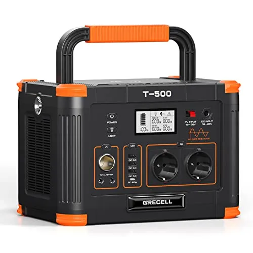 GRECELL Tragbare Powerstation 500W