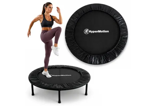 HyperMotion Fitnesstrampolin 91 cm – Indoor-Trampolin bis 100 kg
