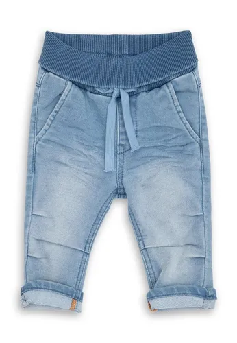 sigikid Baby Jeans mit elastischem Ripp-Schlupfbund von sigikid
