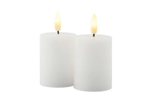 LED-Echtwachskerzen Sille Exclusive Sirius, 6.5 cm in weiß von Sirius Home A/S