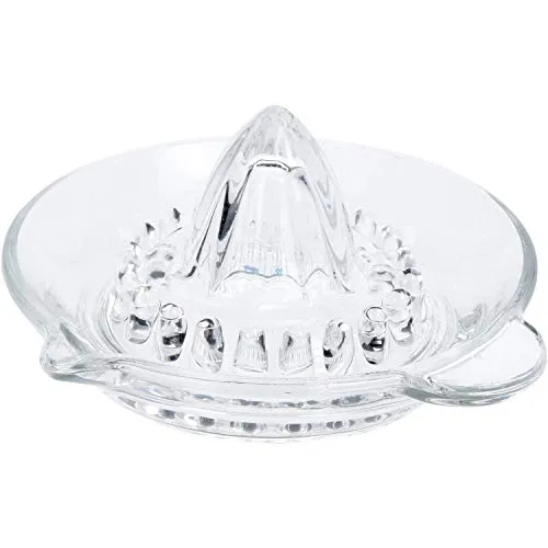 Excellent Houseware Saftpresse für Zitrusfrüchte, Glas, transparent