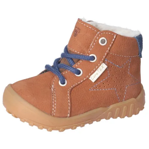 RICOSTA Jungen Winterstiefel Denny - Weite: Weit, Wasserdicht und Warm - Wanderschuhe für Kinder, 100% wasser- und winddicht dank CareTEX, aus hochwertigem Leder und Lammwolle für optimalen Komfort und Wärme im Winter.