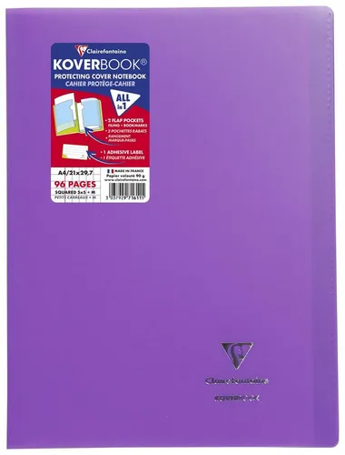 CLAIREFONTAINE Notizbuch Clairefontaine Koverbook A4 CF blickd kar 48Bl so