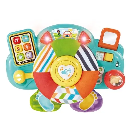 VTech 80-567504 Babys Lernlenkrad - Mehrfarbig, ideales Geschenk für Kinder und perfekte Party-Dekoration mit herausragendem Design