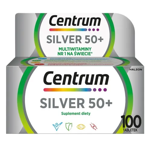 Centrum Silver 50+ Multieffekt Vitamine Mineralien 100 Tab. 1kg/134,13€