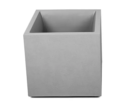 Ondis24 Pflanzkübel Basalt - Moderner Blumentopf - Garten-Zubehör: doppelwandiger, UV-beständiger Pflanzkübel in Steinoptik, ideal für Balkon und Terrasse, mit integriertem Wasserspeicher für optimale Pflanzenpflege.