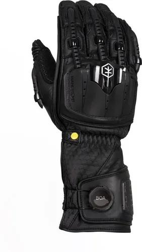 Knox Handroid MK V Motorradhandschuhe - Schwarz - L - Hochwertige Motorradhandschuhe mit BOA-Verschlusssystem für perfekten Sitz und Scaphoid Protection System für maximalen Schutz. Ideal für anspruchsvolle Fahrer.
