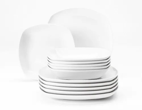 Seltmann Weiden Tafelservice Geschirr-Set Lido (12-tlg) in weiß von Seltmann Weiden