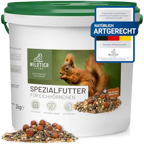 wildtier liebe Eichhörnchenfutter 2kg von wildtier liebe