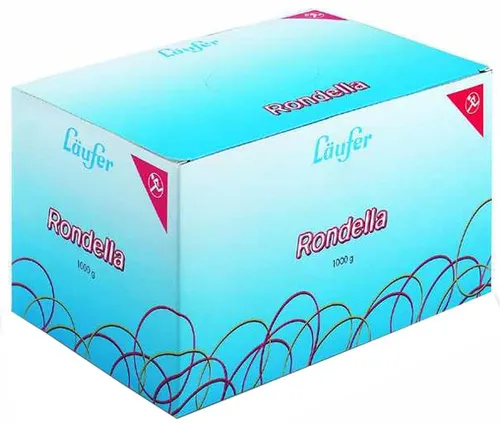 Läufer RONDELLA Gummiringe im Karton 40 mm 1.000 g rot