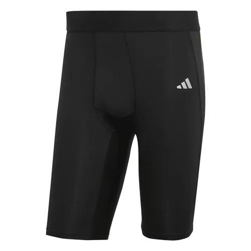 ADIDAS Herren Tight Techfit AEROREADY kurze - Hosen für Fußball und Training, mit Kompressionspassform für optimale Unterstützung und mindestens 60% Recycling-Anteil für umweltbewusste Sportler.