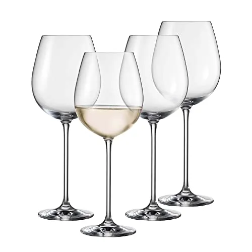 Schott Zwiesel Weißweingläser 4er Set Vinos, 460 ml - Elegante Weißweingläser aus hochwertigem Kristallglas, perfekt für besondere Anlässe und den täglichen Genuss. Ideal für Weinliebhaber!